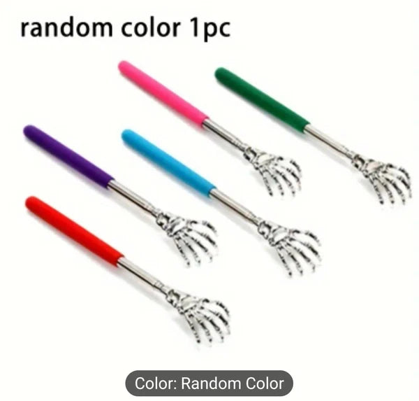 Back Scratcher Metal Telescopic ghost hand Portable Extendable multi Massager UK