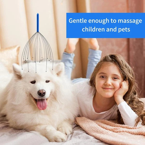 2 Pack Scalp Massager, 20 Fingers Head Handheld Scratcher,...