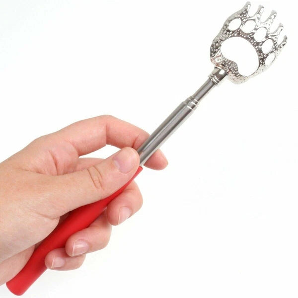 BEAR CLAW / RAKE BACK SCRATCHER Metal Extending Massager Telescopic Portable UK