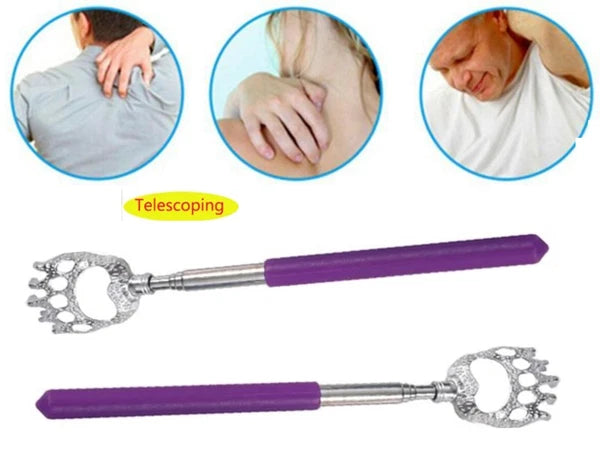 Bear Claw Back Scratcher Stainless Steel Extendable Extending Scratcher from UK