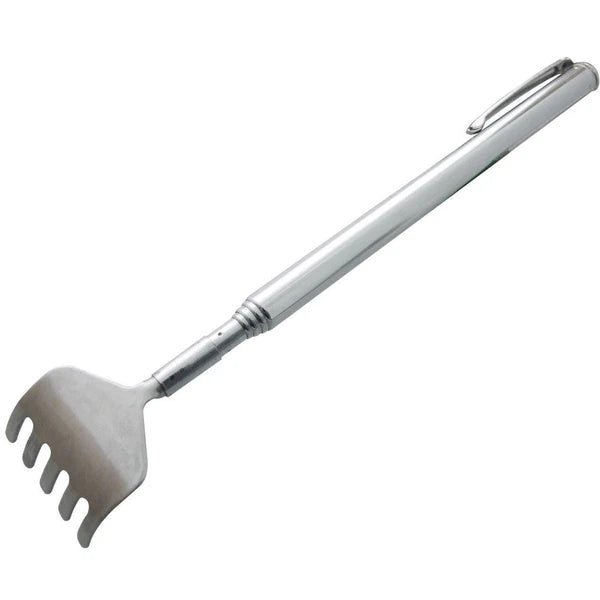 Extendable Pocket Back Scratcher Fork 20” 50cm Telescopic Long Reach Itch Pen