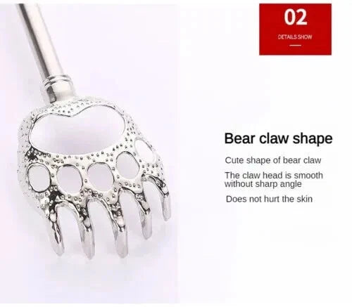 Back Scratcher Bear Claw Telescopic Metal Extending Extendable Massager Portable