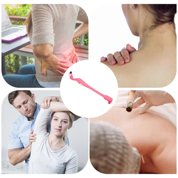 2 Count Back Scratcher Man Wooden Scratching Massager for Elderly