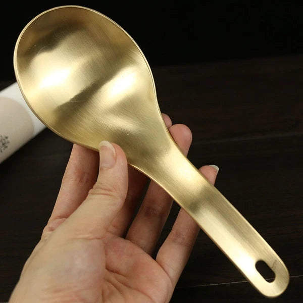 Copper Gua Sha Spoon Smooth Massage Acupuncture Scraper Health Therapy Tool