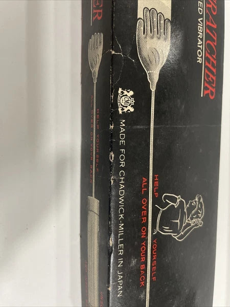 vintage back -o - scratcher battery powered vibrator/ Chadwick Japan
