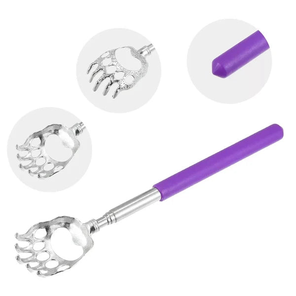 Bear Claw Back Scratcher Stainless Steel Extendable Extending Scratcher from UK