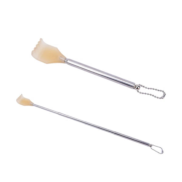 Stainless Steel Telescopic Back Scratcher Extendable  Itching Self Massager H-$i