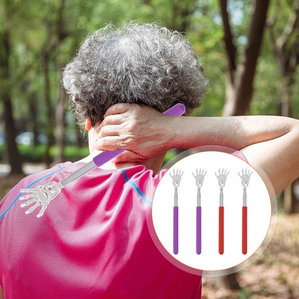 4 Pcs Massage Scratcher Child Telescoping Back Massager Portable