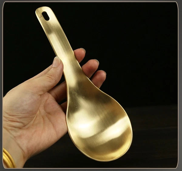 Copper Gua Sha Spoon Smooth Massage Acupuncture Scraper Health Therapy Tool