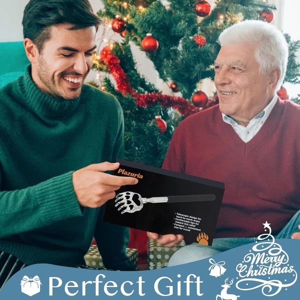 Extendable & Collapsible Stainless Steel Back Massager & Scratcher (4 Pack)