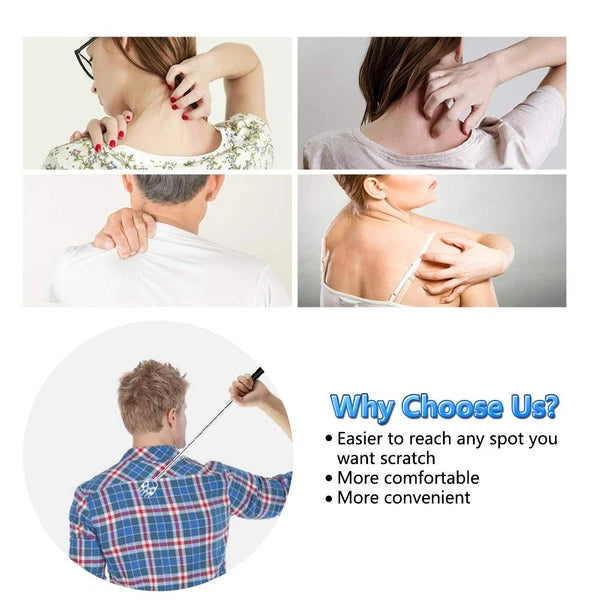 YIMICOO 6 Pack Telescoping Back Scratcher - Bear Claw Back Scratchers - Porta...