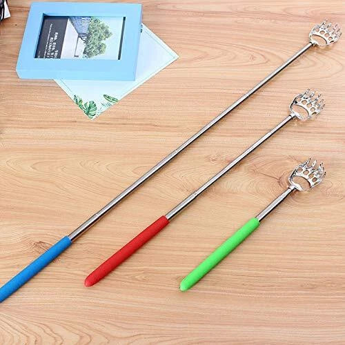 4Pack Extendable Bear Claw Telescoping Back Scratcher Metal Retractable Massager