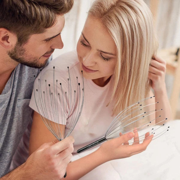 NICEMOVIC Scalp Massager, Head Massager Scratcher Tingler with 20 Fingers, Ha...