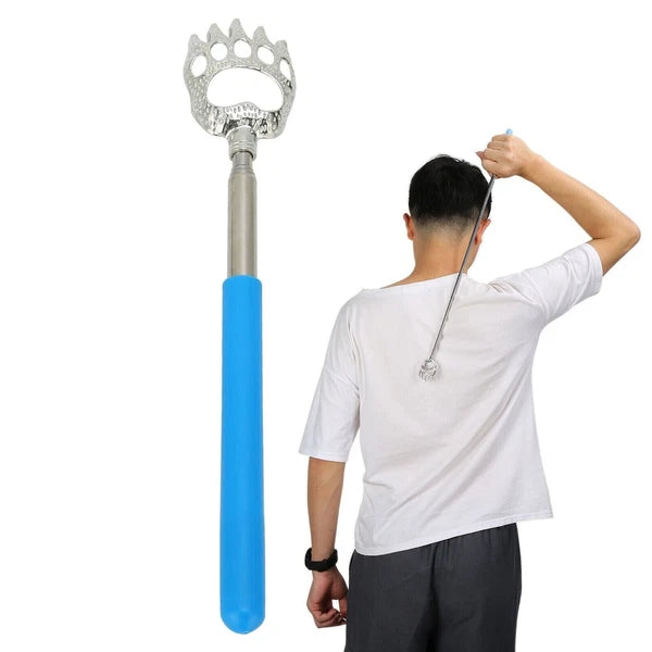 BEAR CLAW / RAKE BACK SCRATCHER Metal Extending Massager Telescopic Portable UK