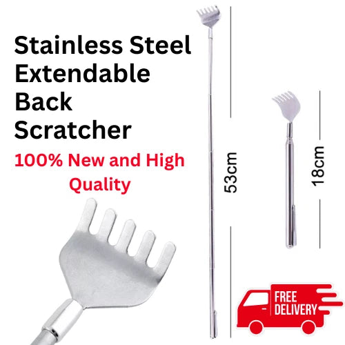 Itch Relief Back Scratcher – Extendable Claw Tool with Telescopic Handle