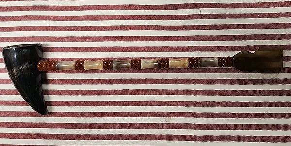 Unique Horn Handle & Acrylic Back Scratcher for Men Women