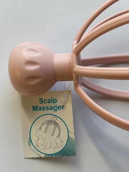 Head Massager/Scratcher, Massaging Scalp Help Relax, Calm Stress, w/ Steel Ball