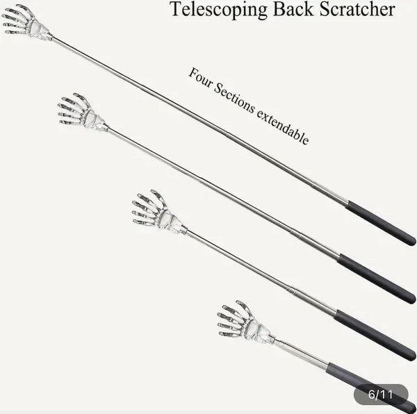 Extendable Back Scratcher Metal Claw Telescoping Backscratcher Massager