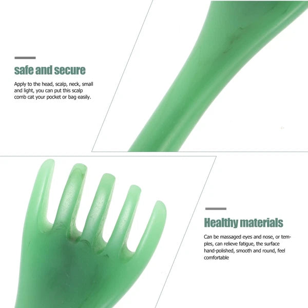 2 Pcs Head Therapy Comb Massage Claw Miss Scalp Scratcher Massager Guaha