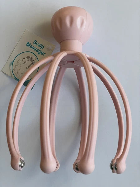 Head Massager/Scratcher, Massaging Scalp Help Relax, Calm Stress, w/ Steel Ball