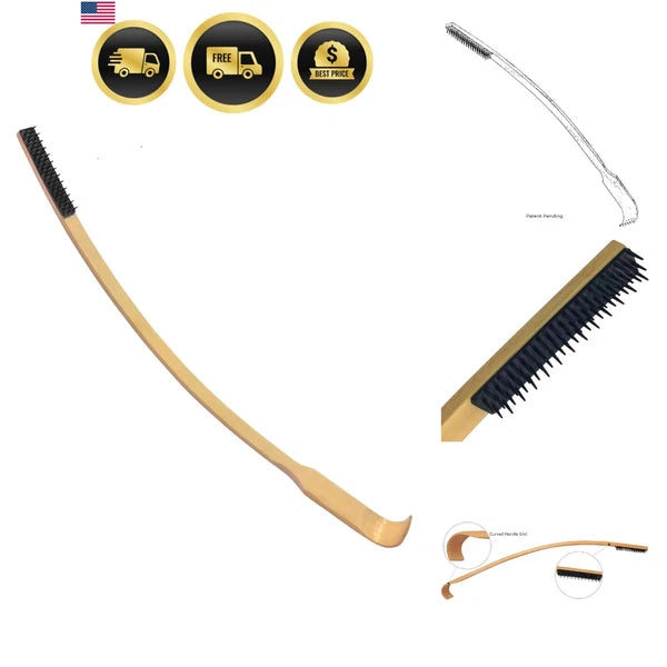 Back Scratchers Bamboo Curved Hand Tool for Adults Men Women Seniors