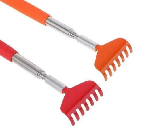 6PACK Back scratcher Extendable Metal Claw Telescoping Backscratcher