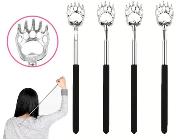 BACK SCRATCHER EXTENDABLE CLAW METAL RAKE TELESCOPIC MASSAGER PORTABLE ITCH