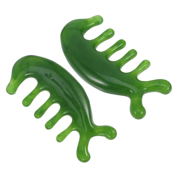 2 Pcs Scalp Massage Comb Head Scratcher Massager Multi Functional