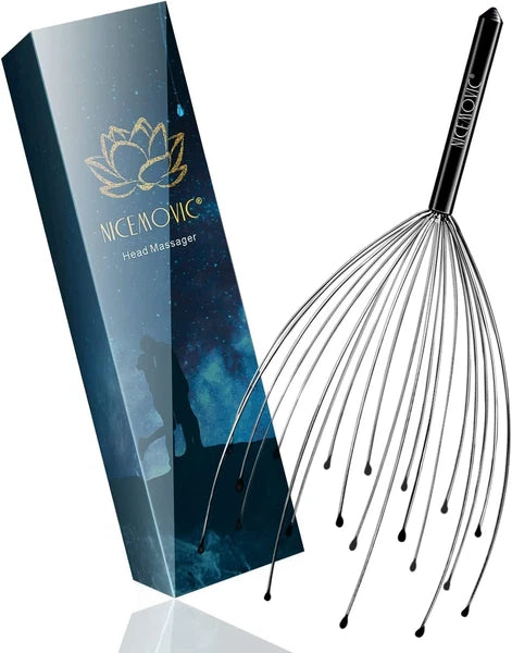 Head Massager Scratcher Tingler with 20 Fingers for Hair Scalp Deep Relaxation
