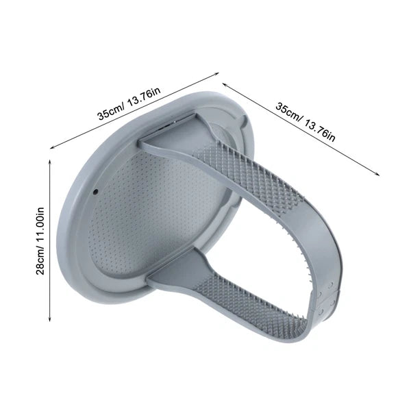 Cat Scratcher Arched Wool Rubbing Device Self Grooming Toy Massager Pet Hair