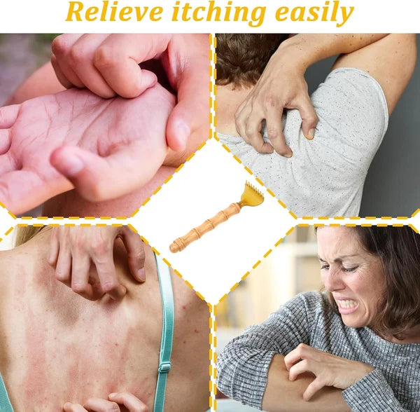 Back Scratcher Classic Portable Extendable Bamboo Backscratcher for Men Women Te