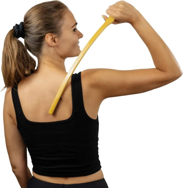 Versatile Bamboo Back Scratcher – Light Weight with Unique Wood Grain Finish