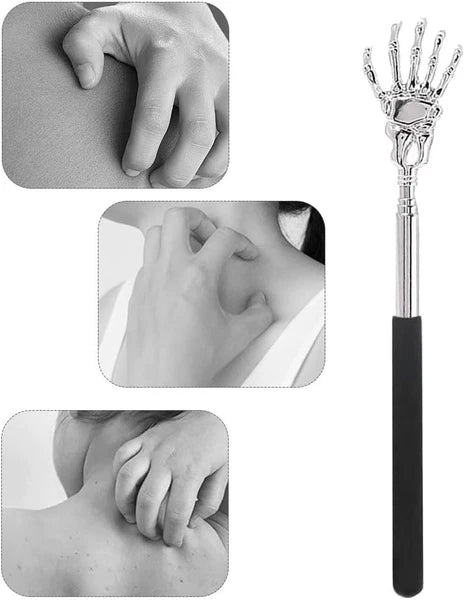 Back Scratcher - Extendable, Stainless Steel Telescopic Back Massager Tool