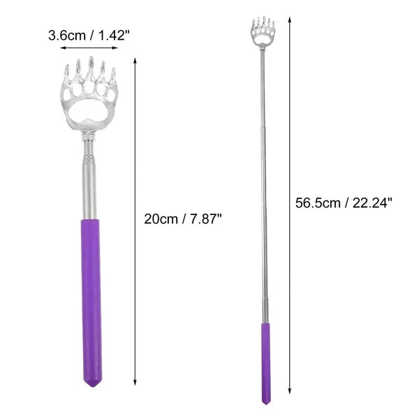 Bear Claw Back Scratcher Stainless Steel Extendable Extending Scratcher from UK