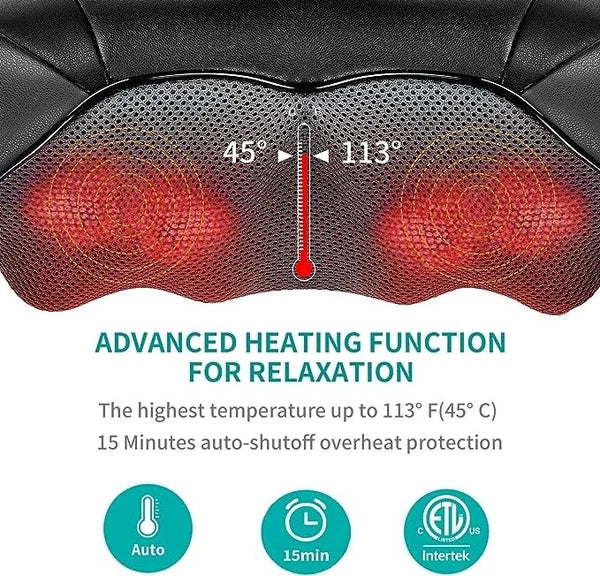 Shiatsu Neck Back Massager Soothing Heat Nekteck Electric Deep - Scratch & Dent