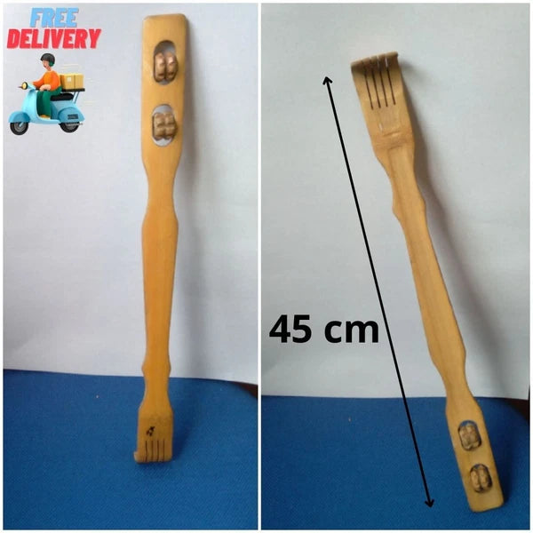 Scratcher Great Gift Bamboo Wooden  Body Back Massager Extendable Telescopic