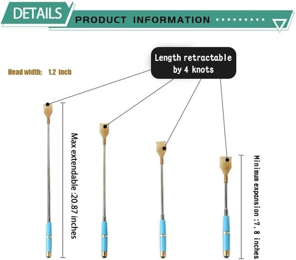 Expandable Back Scratching Massager, Tools to Relieve itching, Acupoint Massa...