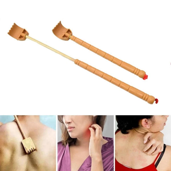 Professional Extendable Back Scratcher Bamboo Telescopic Wooden Tool FAST