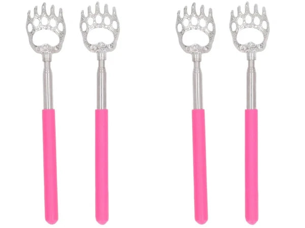 BEAR CLAW METAL BACK SCRATCHER BLACK TELESCOPIC EXTENDABLE MASSAGER UK STOCK