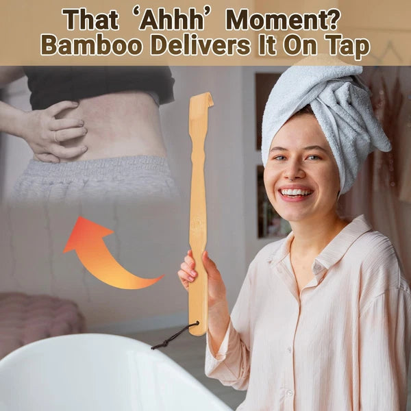 17" Bamboo Back Scratcher - Handmade Massager for Men & Women | 5 Pack