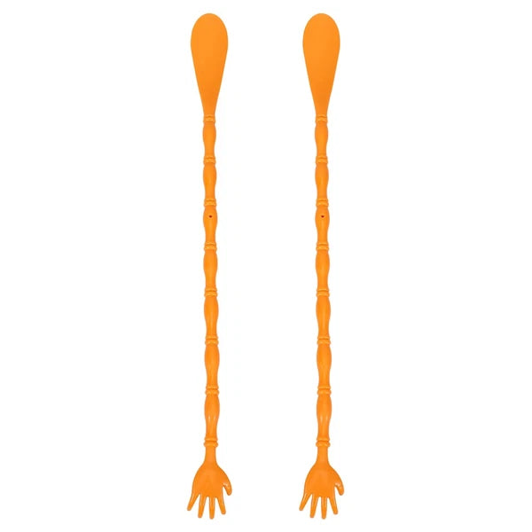 2 Pcs Itchy Claw Shoe Horn Hand Back Scratcher Massager for Itching