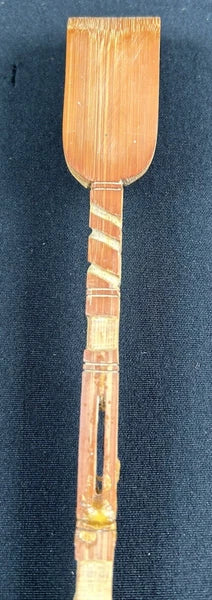 Vintage Carved Wooden Back Scratcher 15" L Repaired